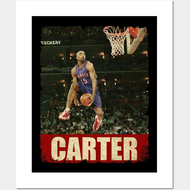 Vince Carter - NEW RETRO STYLE Wall Art by FREEDOM FIGHTER PROD